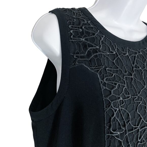 Rag & Bone Women's Mijo Sleeveless Shift Dress With Lace Bodice Panel A-Line 8 - Picture 16 of 16